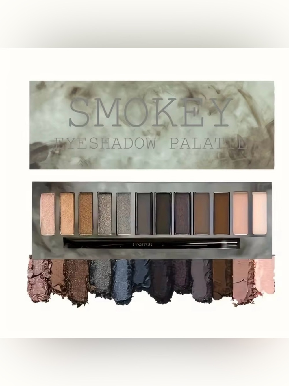 Japanese Weekend Smokey Eyeshadow Palette — taupe, brown, gray & black